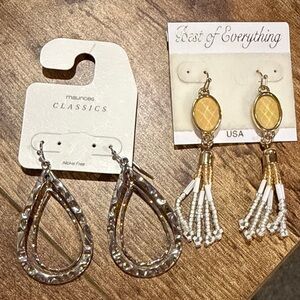 Earrings (2) Pair